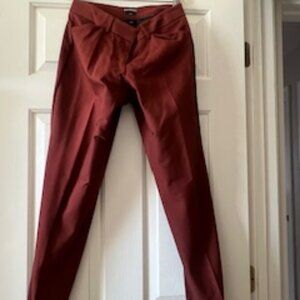 Express Editor Dress Ankle Pants - 4R - Rust